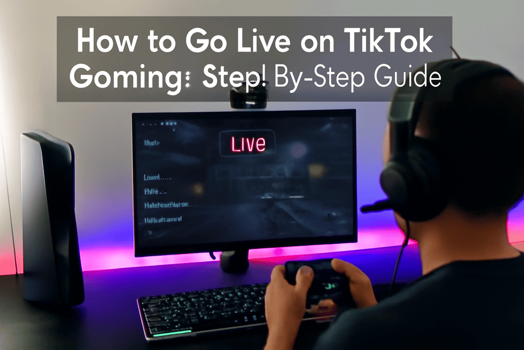how to go live on tiktok gaming: step by step streaming guide
