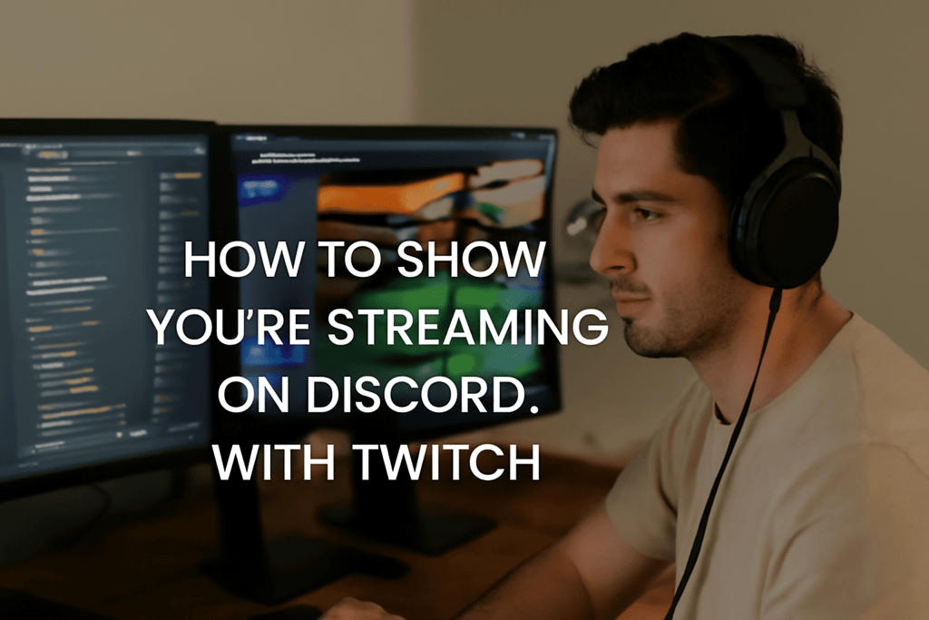 how to show you are streaming on discord with twitch