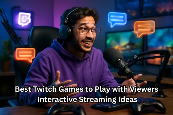 best twitch games to play with viewers: interactive streaming ideas