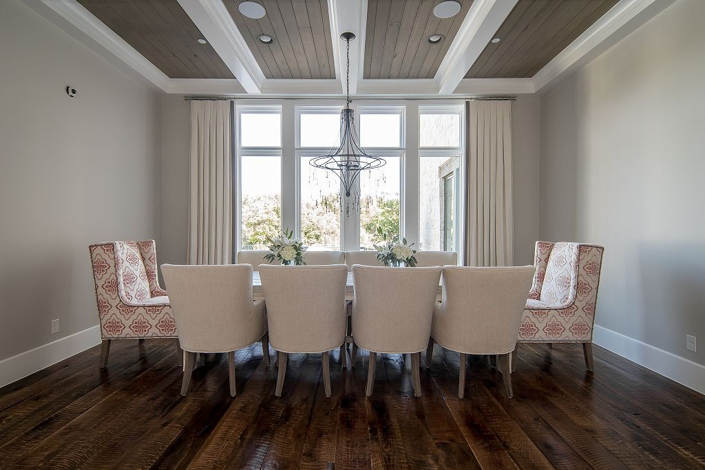 custom inverted pleat drapery curtain panels with gray accent band on leading edge kasmir fabric custom hardware