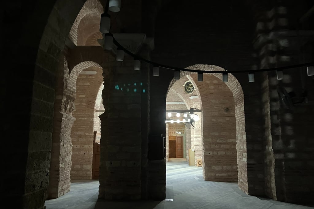 Inside Fenari Isa Mosque in Istanbul