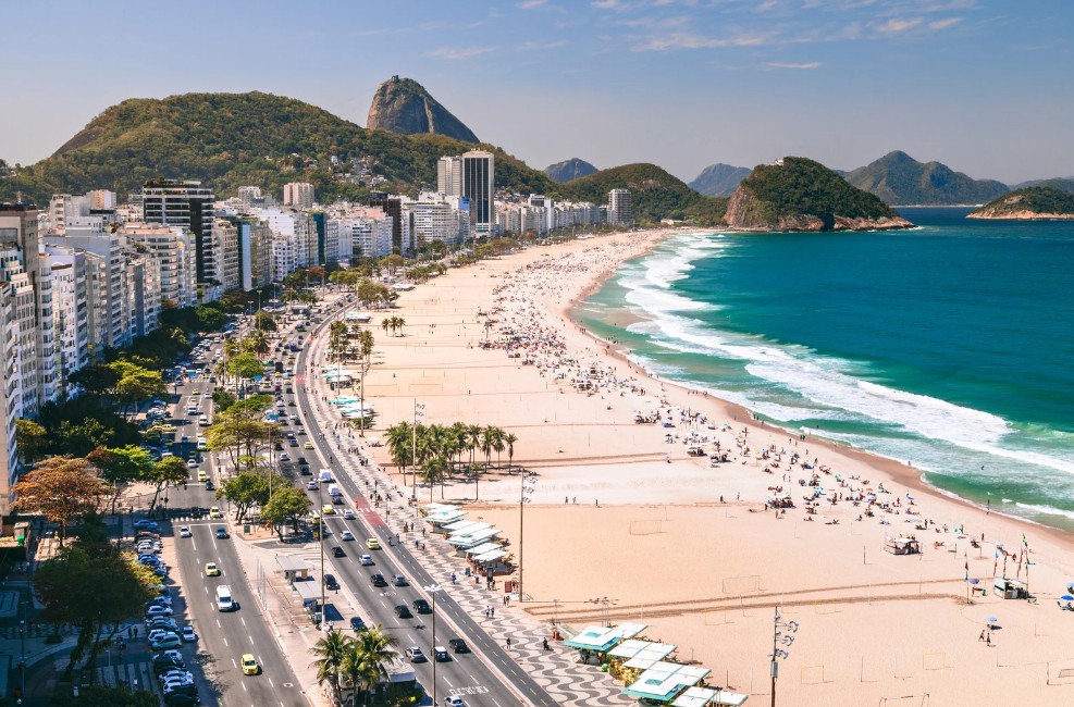 3. Copacabana Beach, Rio de Janeiro