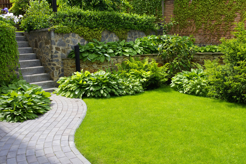 beautiful landscaping and hardscaping design and build