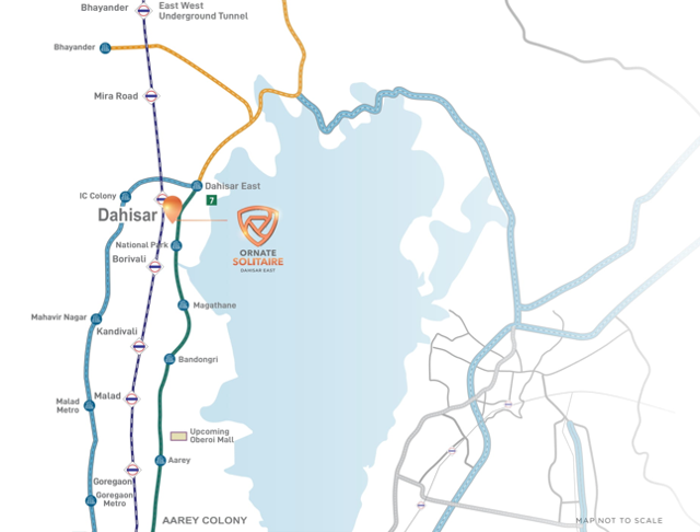 LOCATION ORNATE SOLITAIRE DAHISAR EAST, ORNATE COMMERCIAL, NEAR DAHISAR EAST RAILWAY STATION