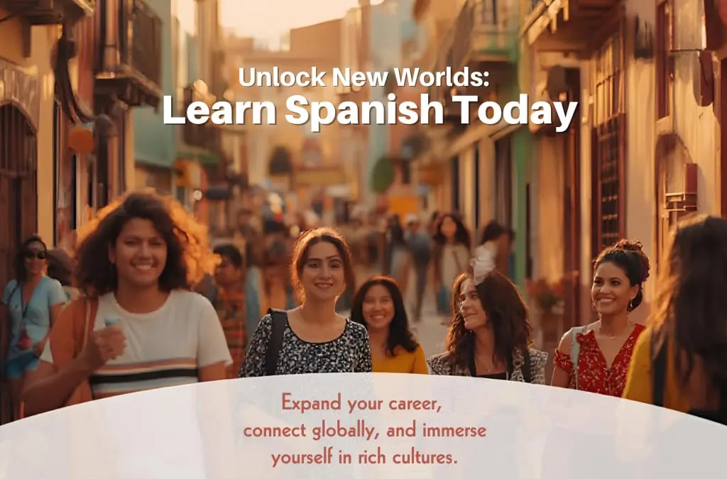 a group of people walking down a street