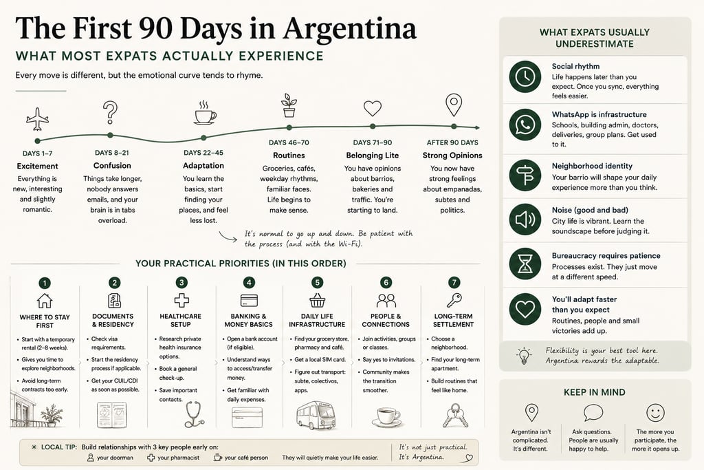 Complete Guide to Moving Argentina Infographic