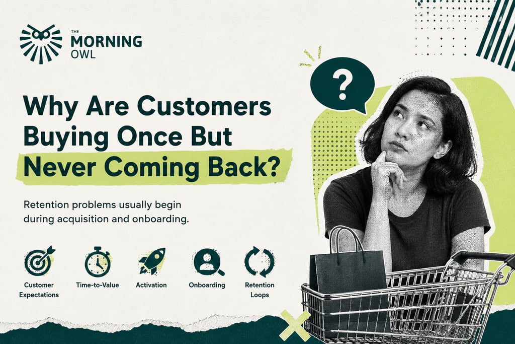Why Are Customers Buying Once But Never Coming Back
