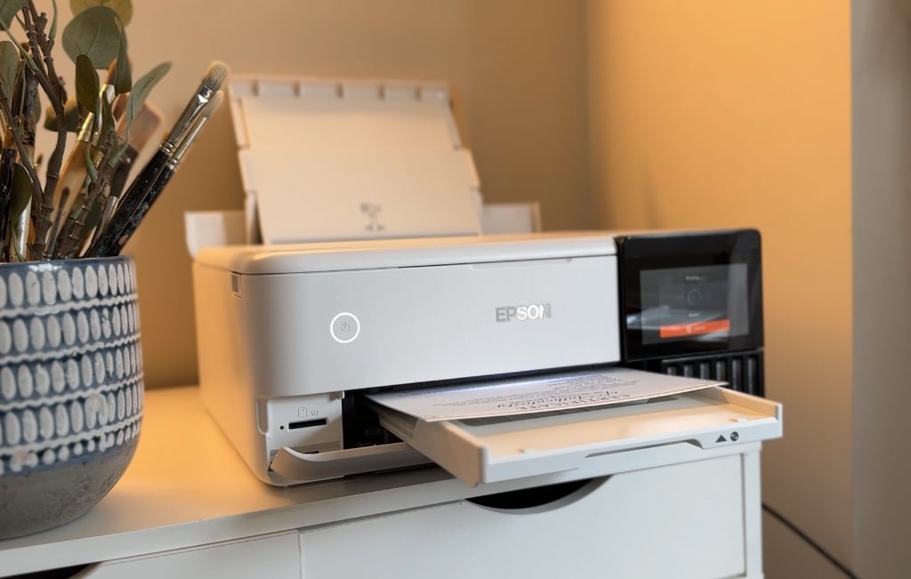 The printer I use to print my greeting cards and bookmarks