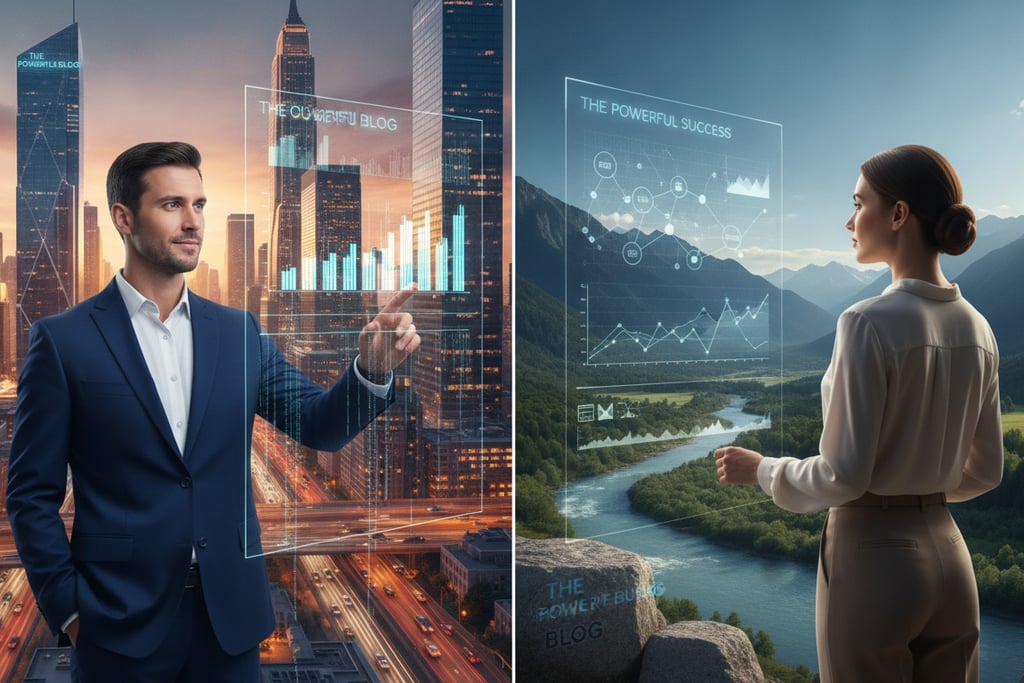 A split-image composition illustrating the concept of data bridging quick wins and long-term success