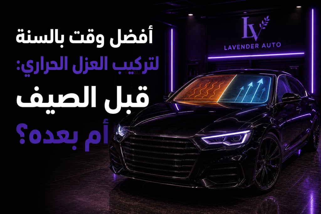 أفضل وقت بالسنة لتركيب العزل الحراري: قبل الصيف أم بعده؟