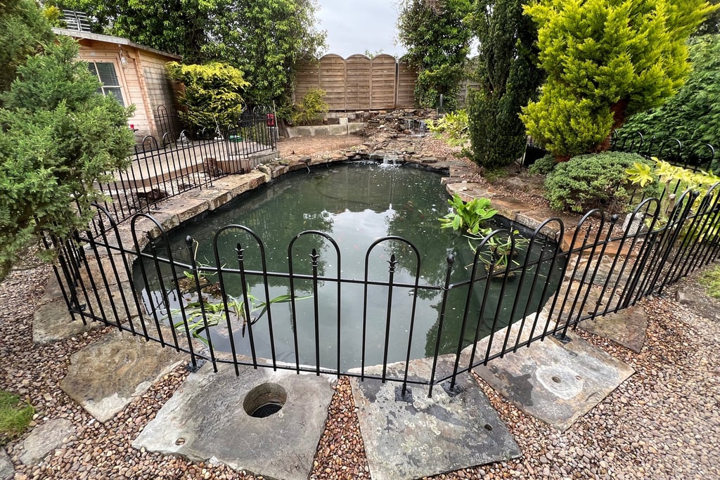 backyard garden ponds makeover, pond liner changes, lifetime ponds ltd