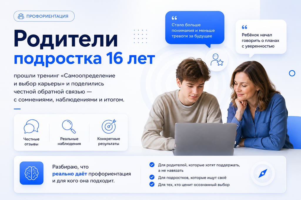 что реально происходит с подростком после тренинга по профориентации | Самат Панов