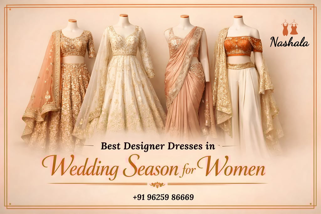Best Designer Dresses for Wedding Season for Women
