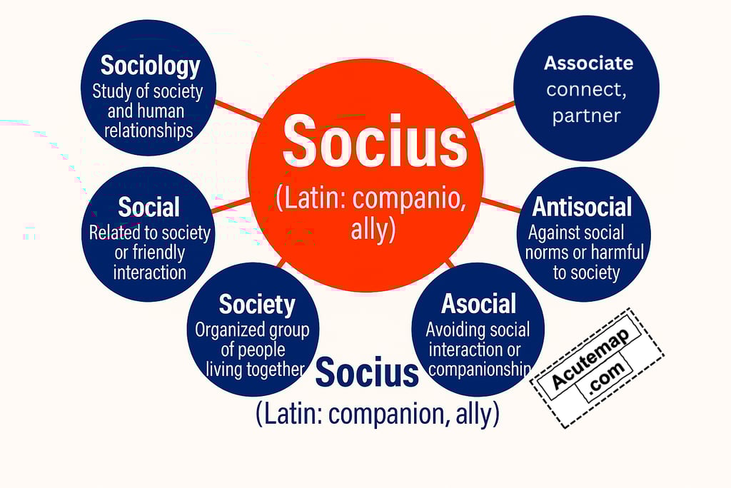 Root Word socius, Word Power Made Easy 