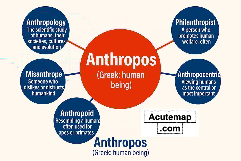 Anthropos root word chart Word Power Made Easy