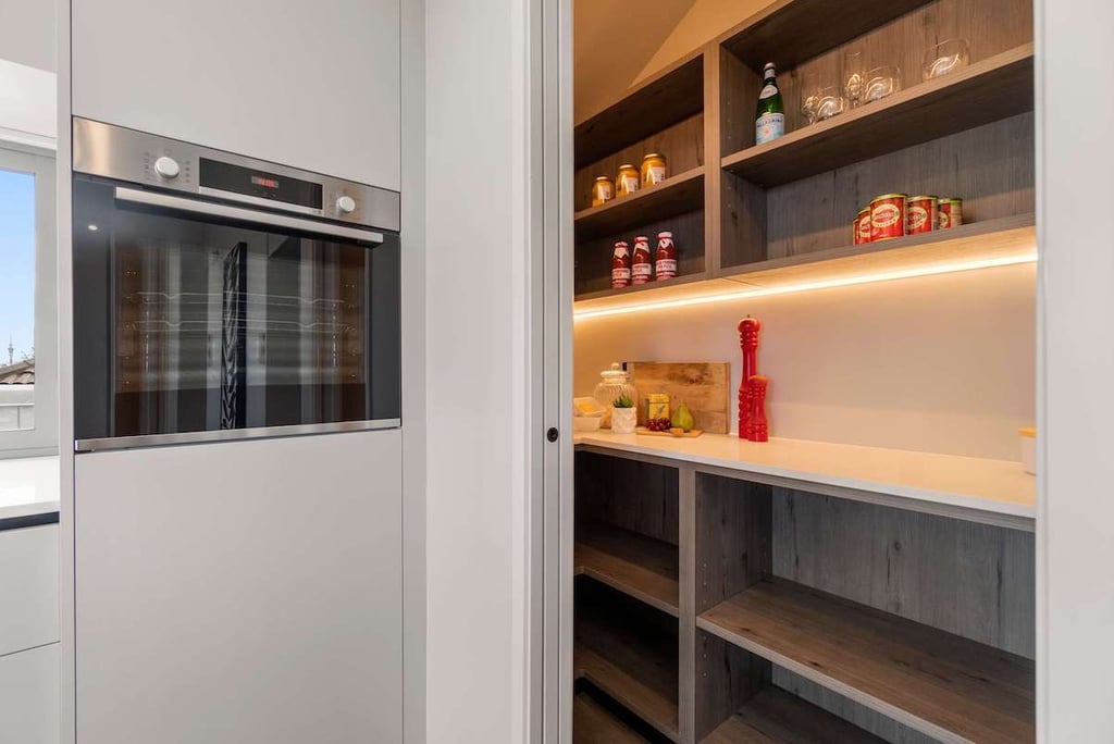 Orakei Basin Kitchen renovation - scullery butler's pantry - Revive Builders Auckland