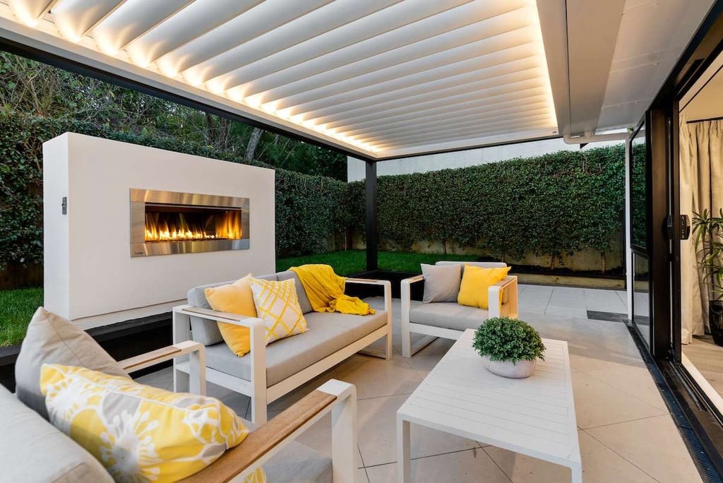 Outdoor living room - One Tree Hill home renovation - Revive Builders Auckland