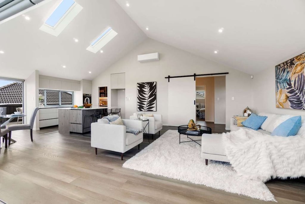 Soft close barn door - Orakei Basin home renovation - Revive Builders Auckland