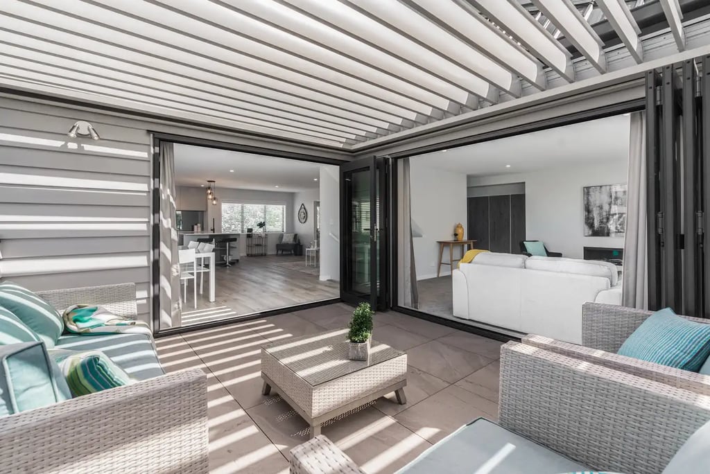 Outdoor living area - Kohimarama Rd home renovation - Revive Builders Auckland