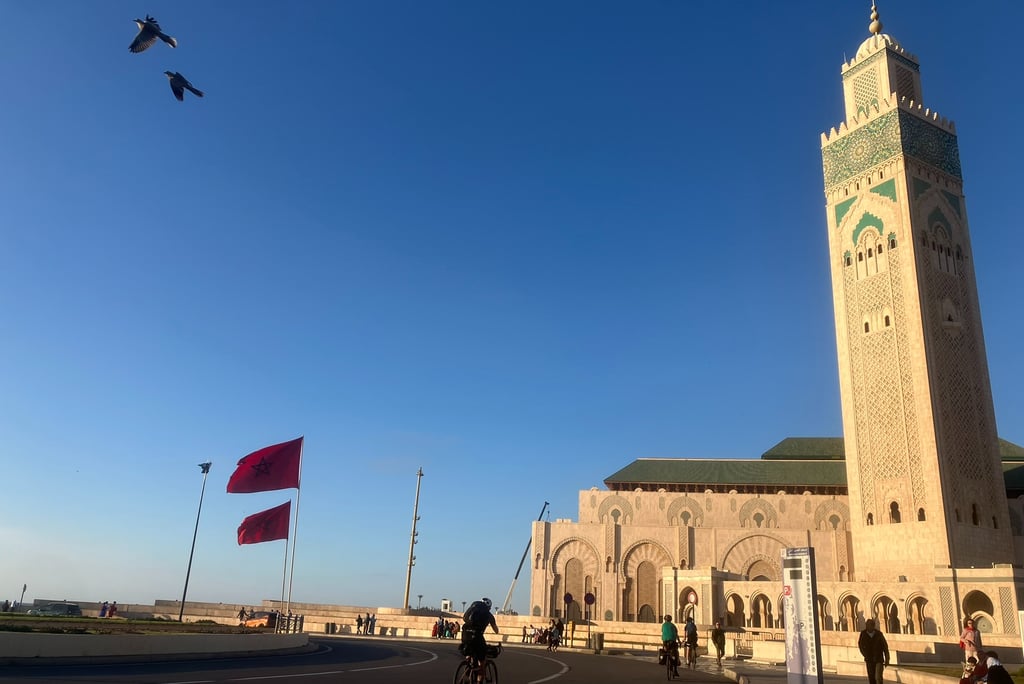 Hassan 2 Mosque in Casablanca, Morocco 