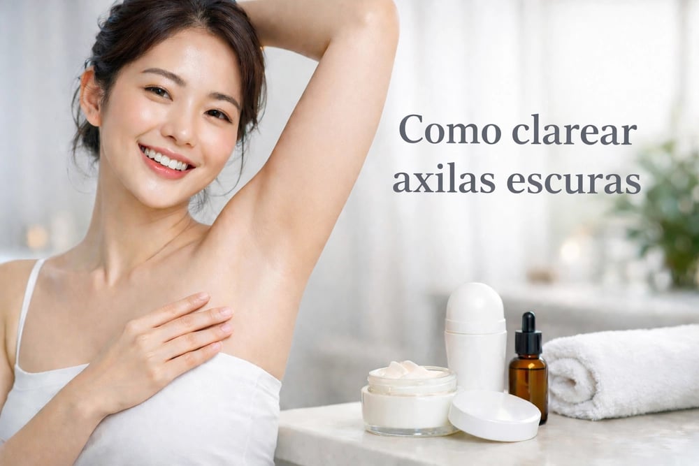 como clarear as axilas escuras em casa com segurança