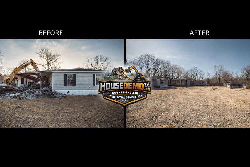 Mobile Home Demolition Beaumont TX
