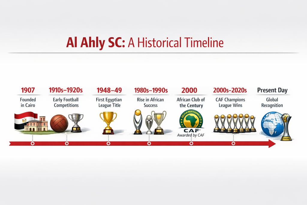 al ahly sc a history in milestones