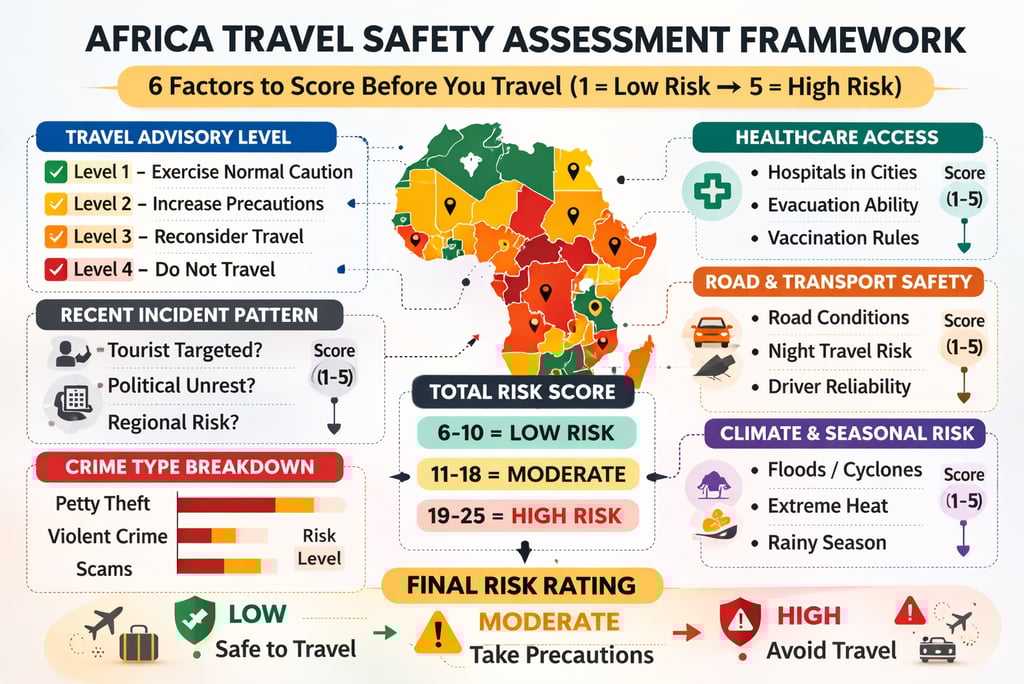 how to asses travel safety in africa