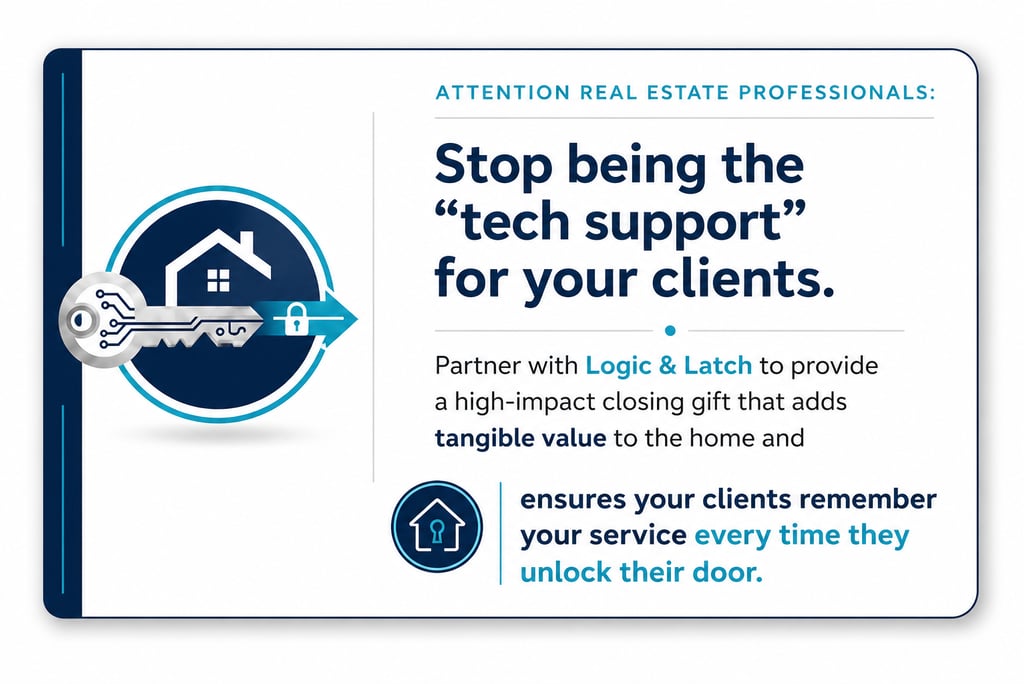 Logic & Latch Realtor Partnership Program Call-to-Action for Lakewood Ranch real estate professional