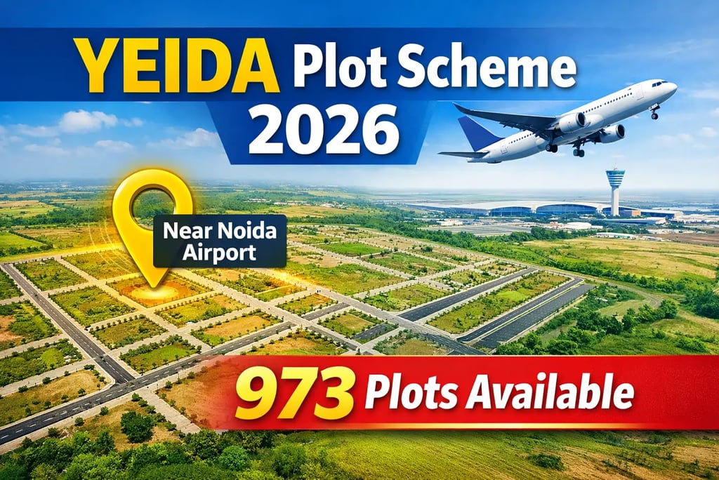 YEIDA Plot Scheme 2026 (RPS-10): 973 Residential Plots Near Noida Airport – Prices, Dates & How to Apply