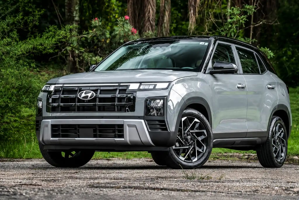 Hyundai Creta destaca espaço interno e versatilidade para viagens e uso no dia a dia