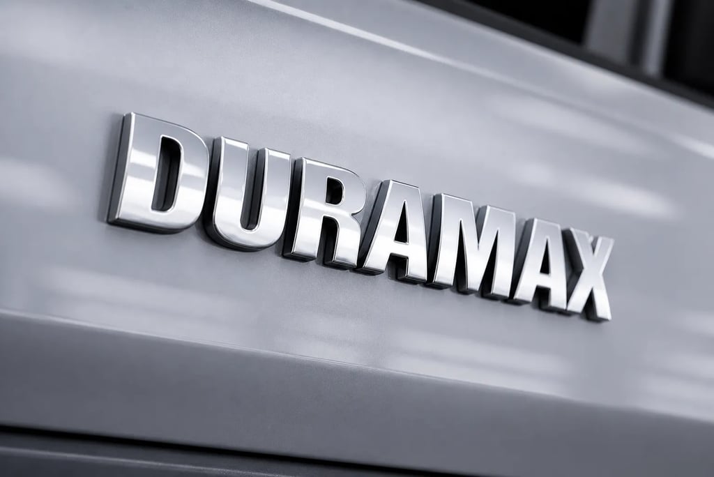 duramax diesel gm logo close autonomia 1000 km viagens longas caminhonete
