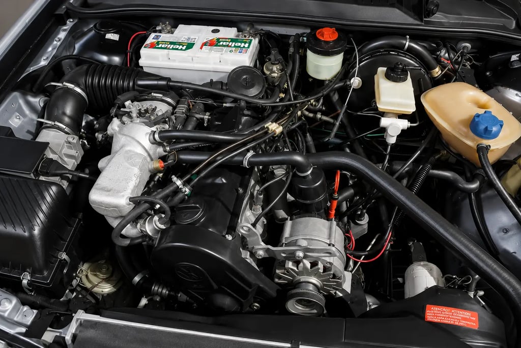 Motor AP 1.6 da Volkswagen Parati 2012 com visual original e mecânica clássica