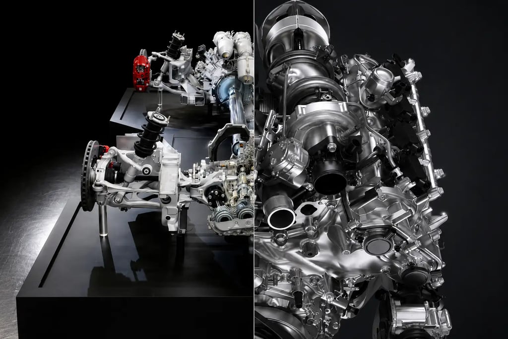 Novo motor V8 biturbo da Toyota desenvolvido para entregar até 640 cv de potência