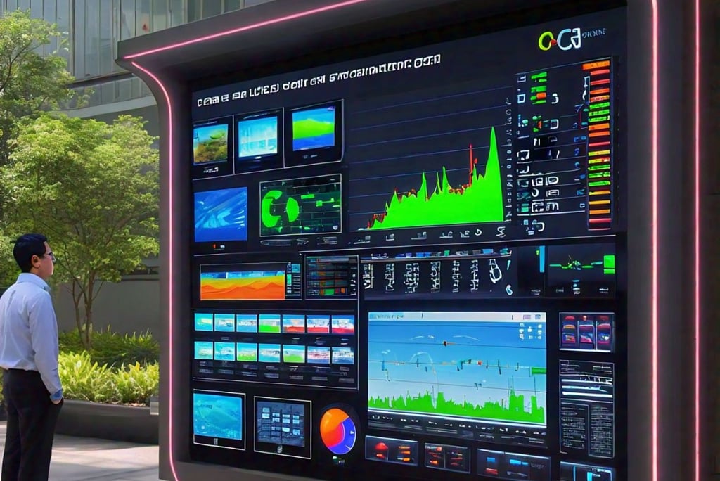 Real-Time Environmental Data Display