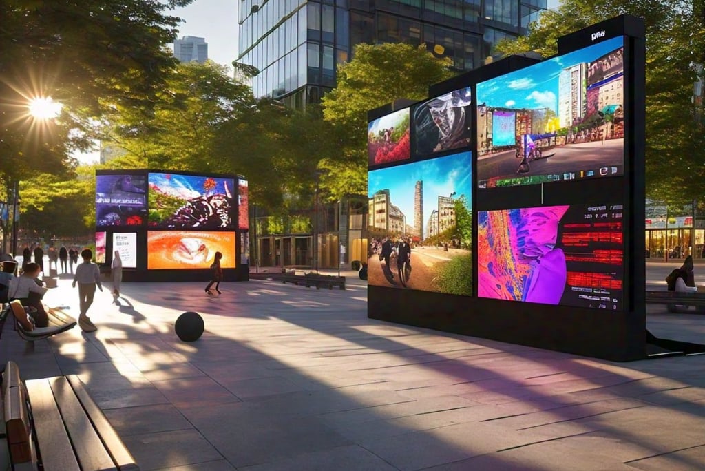 Efficient LED Screen Cluster Management for Seamless Display Control