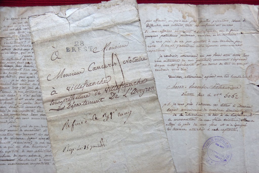 lettre d'un forçat Choson-Lacombe Châteauvieux 