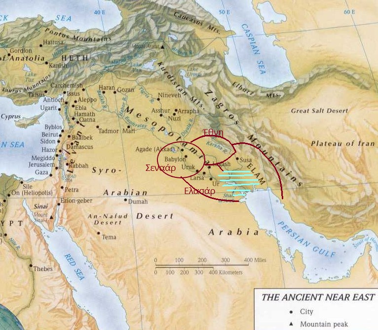 the four kingdoms - allies under the commands of Chedorlaomer (Ge 14:1)  
