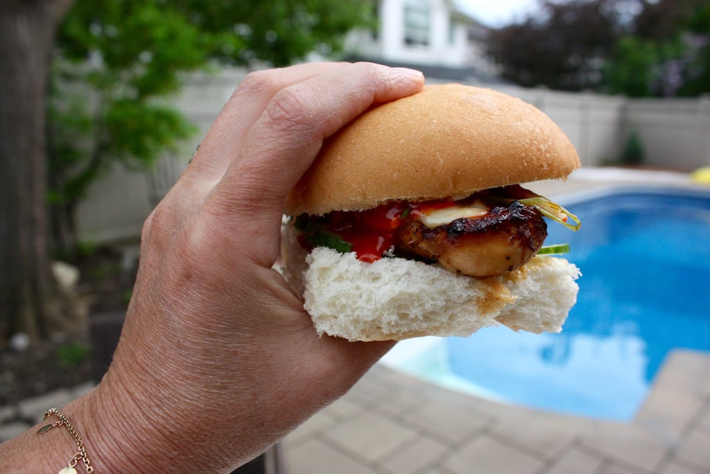 kickin chicken burger - Korean style