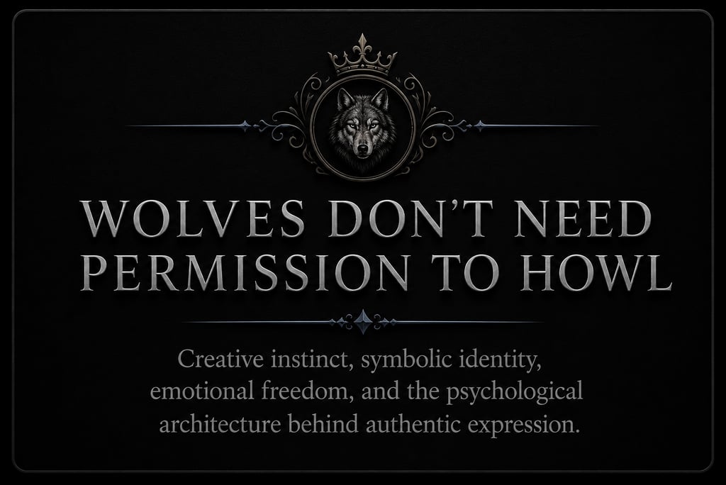 Symbolic creative environment representing independent thought and creative courage