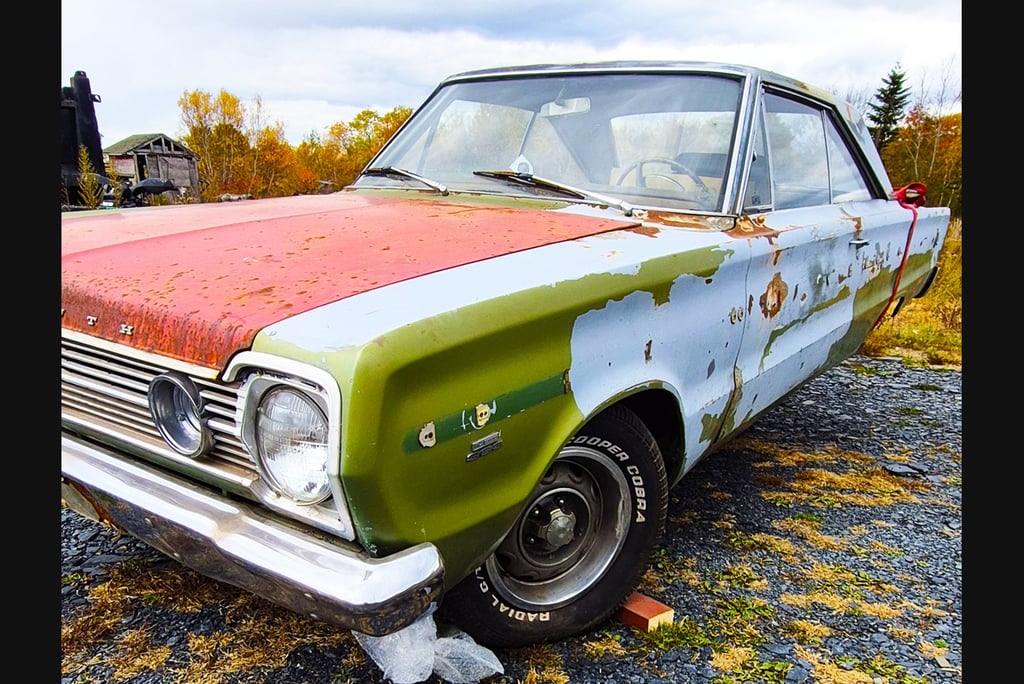1966 Plymouth Belvedere current restoration project rear floor pan Bear River Nova Scotia