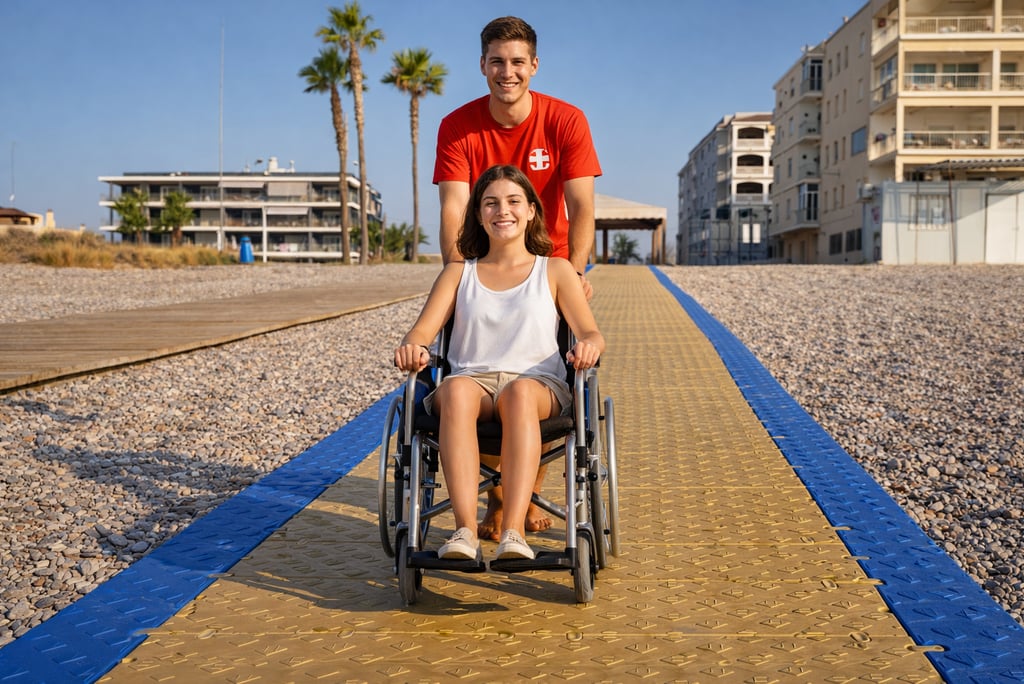 PASARELA PLAYA ACCESIBILIDAD