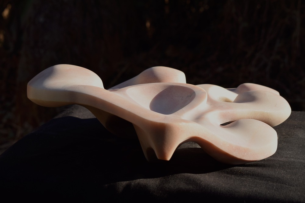 Marco Bustamante sculpture marbre rose de Portugal