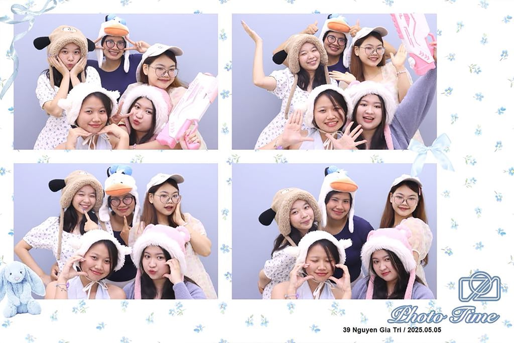 Các concept tạo dáng vui nhộn cho nhóm bạn và cặp đôi tại Photobooth
