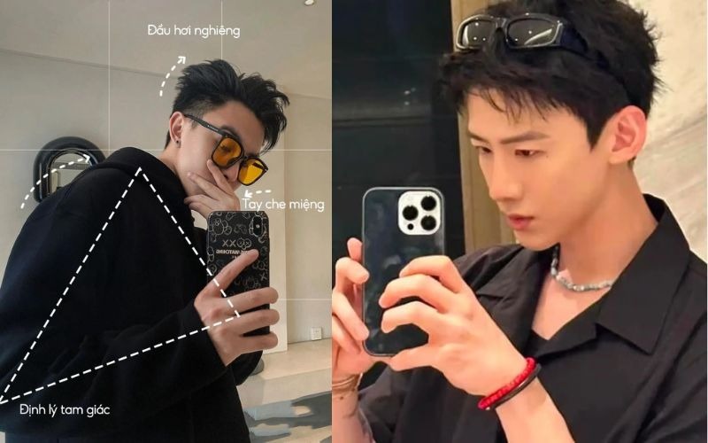 Bí quyết để gương mặt trông nam tính và thu hút hơn khi chụp ảnh selfie