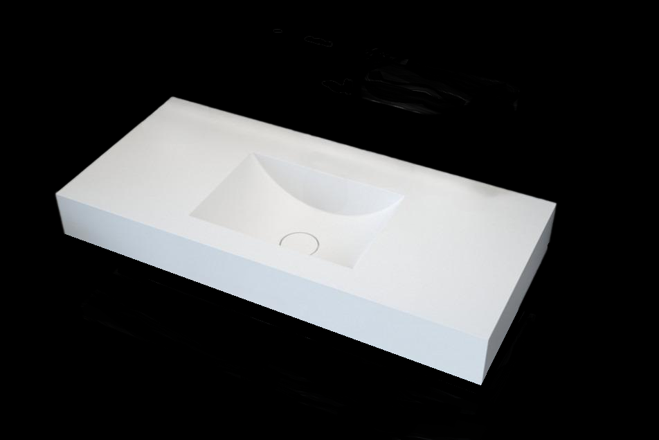 ΝΙΠΤΗΡΑΣ ΜΠΑΝΙΟΥ MEZZALUNA ΤΟΙΧΟΥ SOLID SURFACES