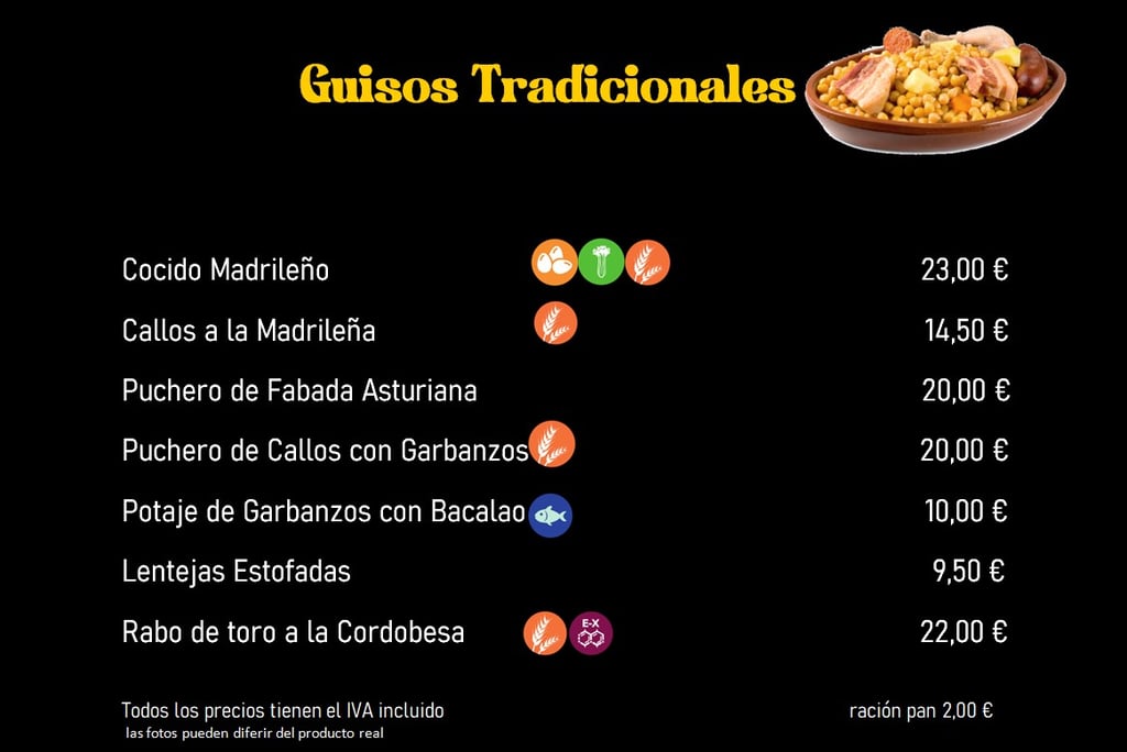 Guisos tradicionales