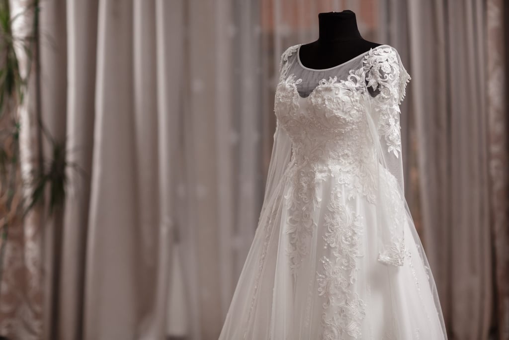 mariée miroir robe préparatifs matin