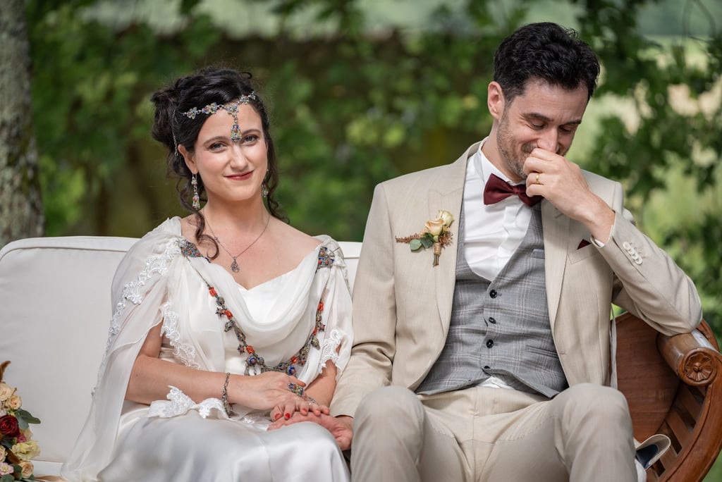 photographe mariage charente maritime couple détendu après cérémonie laïque 