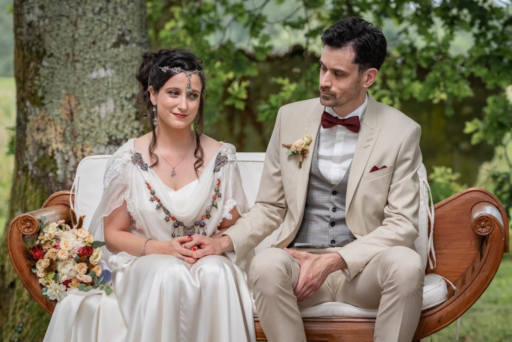 photographe mariage charente-maritime couple tendu avant cérémonie laique couple